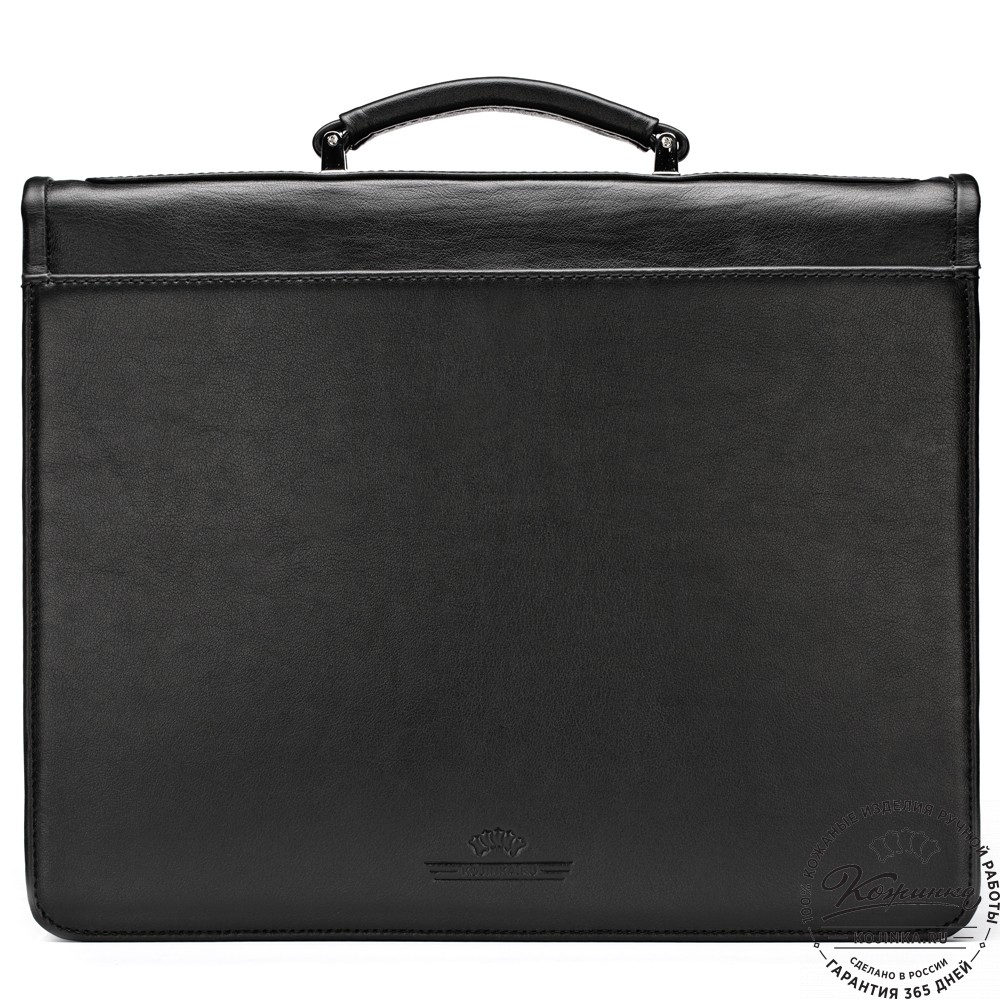 Кожаный портфель "Брест" (черный)